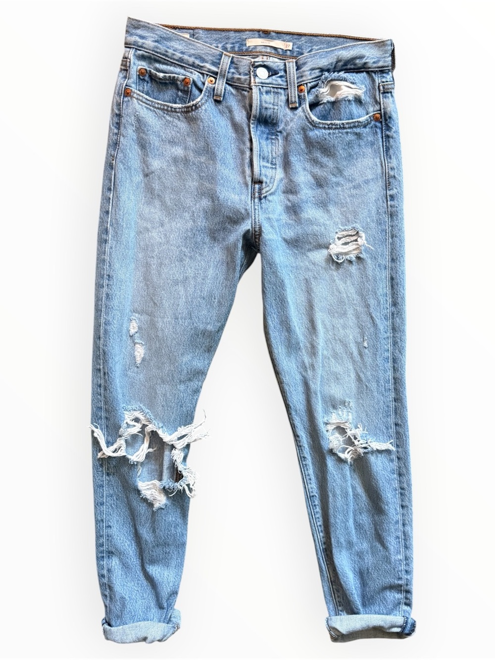 Levi's Wedgie Fit Jeans – Size W27 – Medium Wash Denim